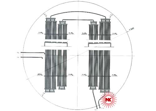 傳統(tǒng)油罐加熱器布局圖